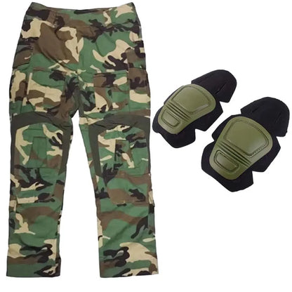 Outdoor Tactical Pants Men Clothing Elasticity G3 Combat Pants +Knee Pads Airsoft Trousers Green Hunting Clothes Elasticity Pant
