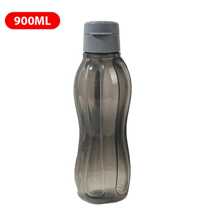 PP Sports Water Bottle Large Capacity Leak Proof Flip Top Drink Bottle with Handle Strap Outdoor Gym Water Drinking Bottle