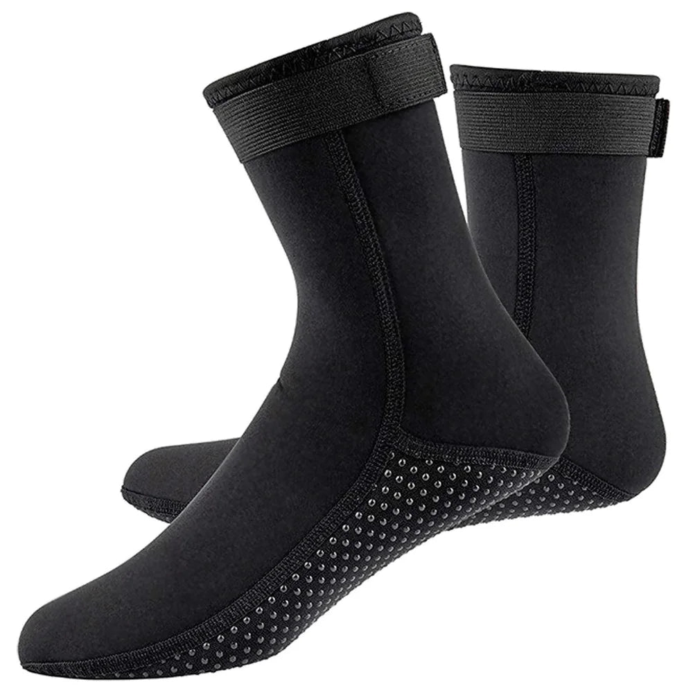 3mm Neoprene Diving Socks Wetsuit Shoes Non-slip Adult Warm Patchwork Elasticity Diving Surfing Boots for Swimming Snorkeling