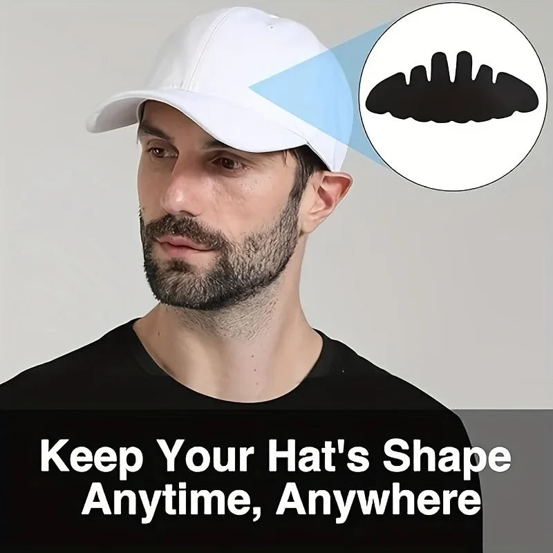 5/10pcs Baseball Cap Sweat Liner Absorbent Pads Insert,Outdoor Hard Hat Sweatband,for Sports Cap Wide Brim Caps- All-season,Knit