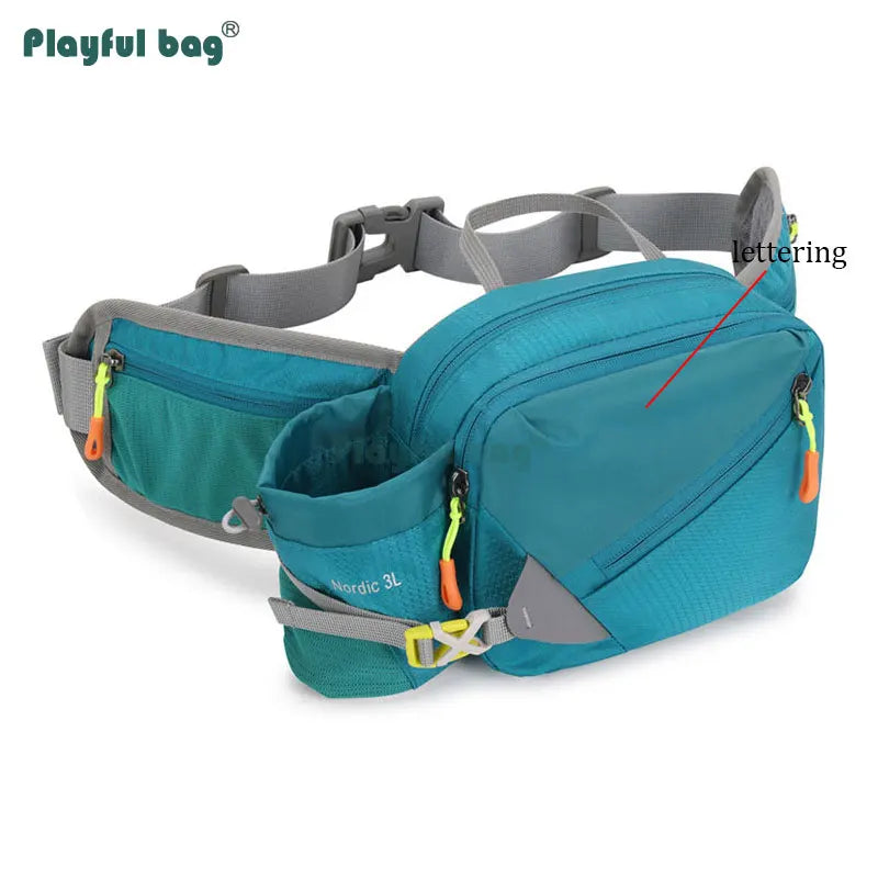 Sports Water Bottle Waist Pack Running Hydration Belt Bag Mobile Phone Key Fanny Pack Outdoor Cycling Pouch AVA192