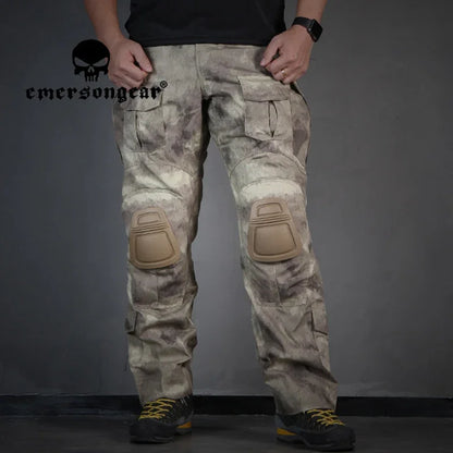Emersongear E3 Training Pants With Knee Pads Combat Camouflage Mens Trousers Duty Cargo Outdoor Hunting Sports EM7048