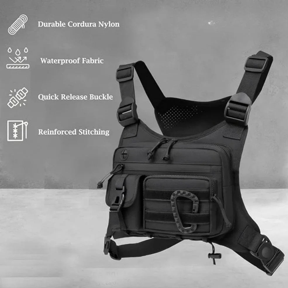 Outdoor Tactical Vest Multi-Functional Sports Vest Backpack Men's Tactical Chest Bag for Hunting Camping Traveling wholesales