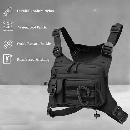 Outdoor Tactical Vest Multi-Functional Sports Vest Backpack Men's Tactical Chest Bag for Hunting Camping Traveling wholesales