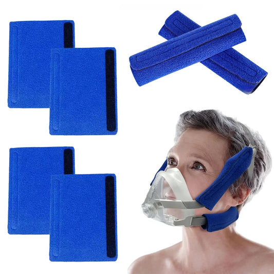 4pcs CPAP Strap Covers Moisture Wicking, Pressure Reducing, Comfort Enhancing,Washable,CPAP Headband Cotton Cover