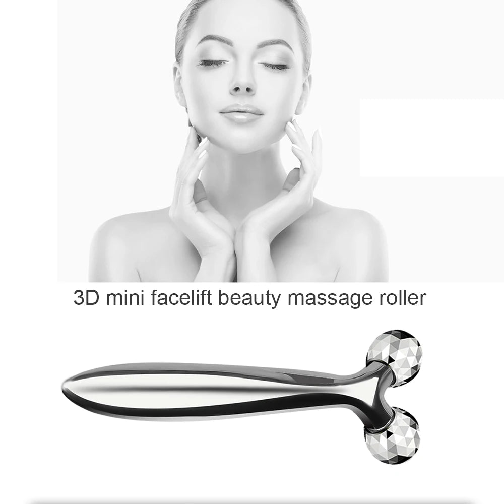 360 Rotate 3D Roller Massager Face Massage Y-Shape Thin Body Relaxation Lifting Wrinkle Remover Facial Neck Relaxation Tools
