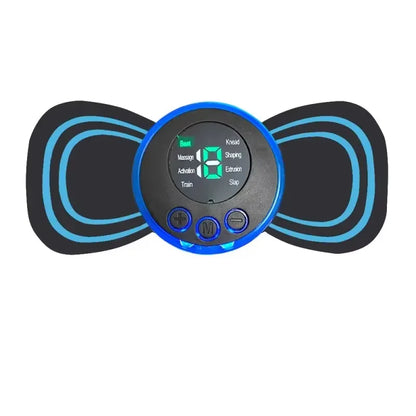 Electric Muscle Massager Set EMS Neck Massage Machine with8 Modes And 19 Strength Levels Portable Vibrating Treatment Instrument