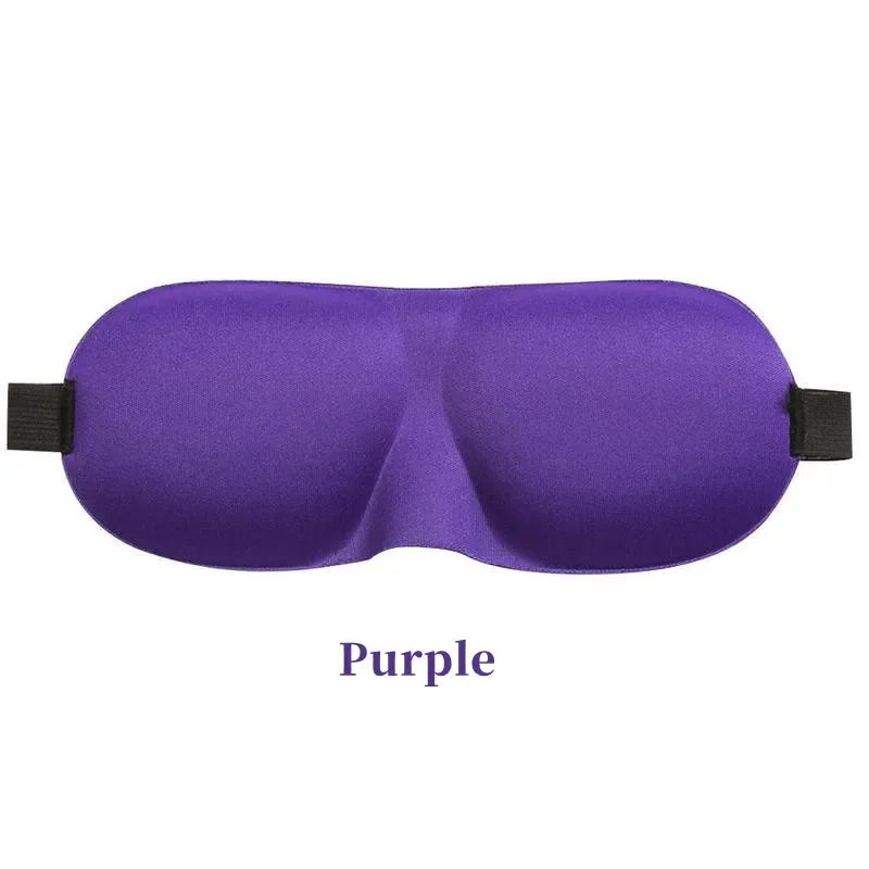 Comfortable Lightweight Eye Cover Soft 3D Contoured Sleeping Mask Breathable Eye Shade for Men and Women Night Travel Rest Aid