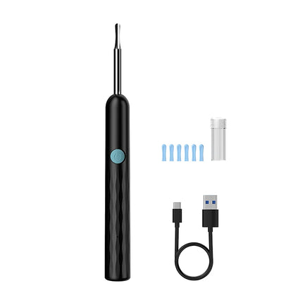 WiFi Visual Ear scope Camera 1080P for iPhone/Android Ear Picker Cleaning Wireless Endoscope Otoscope with Ear Wax Removal Tools