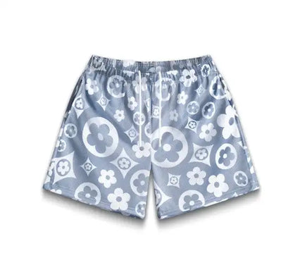 Hot-selling Fashionable Flower Pattern Men Casual Hip-hop Beach Shorts Breathable Fashion Trend Design Quick-drying Shorts