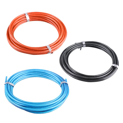 Jump Ropes Delicate Design 3m Steel Wire Spare Rope Speed Jump Skipping Training Workout Replaceable Cable