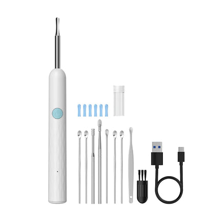 WiFi Visual Ear scope Camera 1080P for iPhone/Android Ear Picker Cleaning Wireless Endoscope Otoscope with Ear Wax Removal Tools