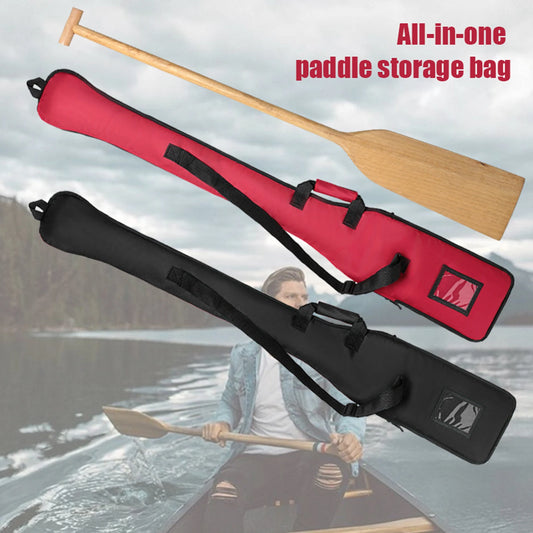 Dragon Boat Paddle Bag with Carry Handle Portable Adjustable Shoulder Strap for Canoeing Boating 131x21.5cm Oxford Cloth