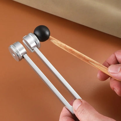 128 /512Hz Chakra Healing MassageTuning Fork Set,Aluminum Alloy Tuning Forks Used for Sound Therapy Yoga Meditation Accessory