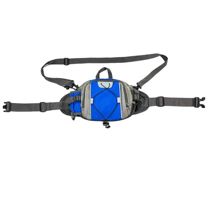 Multi-functional sports water bottle waist bag, men's and women's universal running backpack, outdoor hiking waist bag