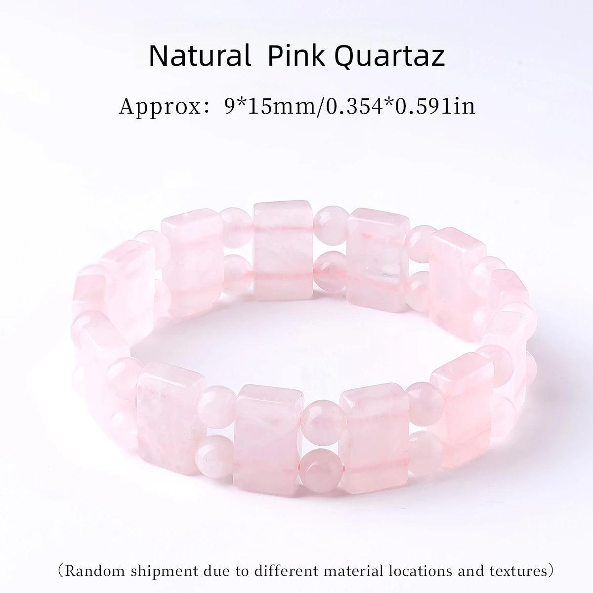 JD 10x14mm Natural Multilcolor Amethyst Crystal Stone Square Beads Bangle Charms Yoga Men Women Meditation Amulet Wrist Bracelet