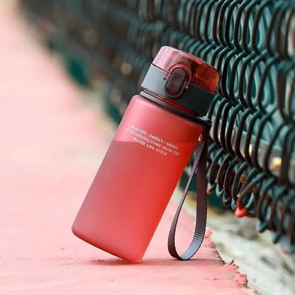 BPA Free Leak Proof Sports Water Bottle High Quality Tour Hiking Portable My Favorite Drink Bottles 400ml