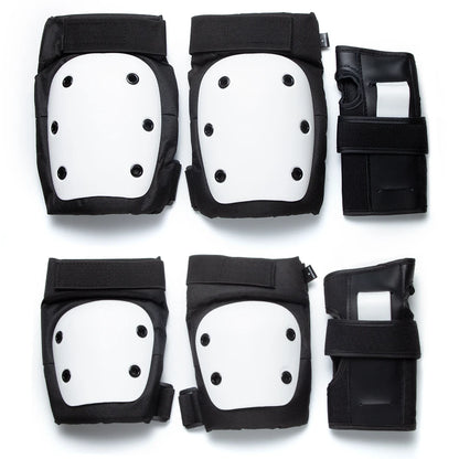 6PCS Adult/Kids Knee Pads Elbow Pads Wrist Guards 6 in 1 Protective Gear Set for Inline Roller Skating Skateboarding Scooter BMX