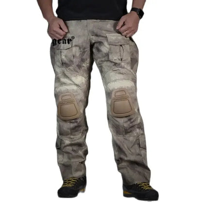Emersongear E3 Training Pants With Knee Pads Combat Camouflage Mens Trousers Duty Cargo Outdoor Hunting Sports EM7048
