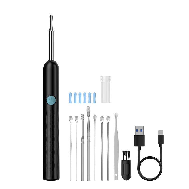 WiFi Visual Ear scope Camera 1080P for iPhone/Android Ear Picker Cleaning Wireless Endoscope Otoscope with Ear Wax Removal Tools