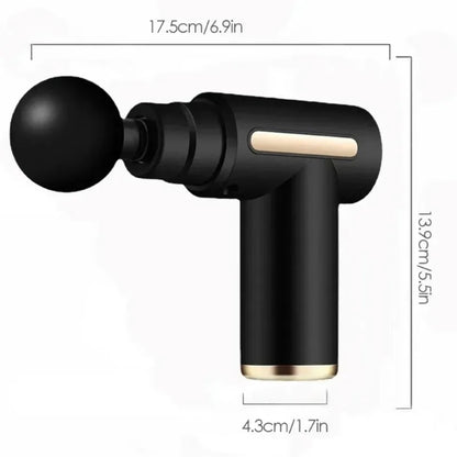 Percussion Mini Massage Gun Portable Handheld Massager for Back Neck Shoulder Leg Muscle Pain Relief Daily Relaxation