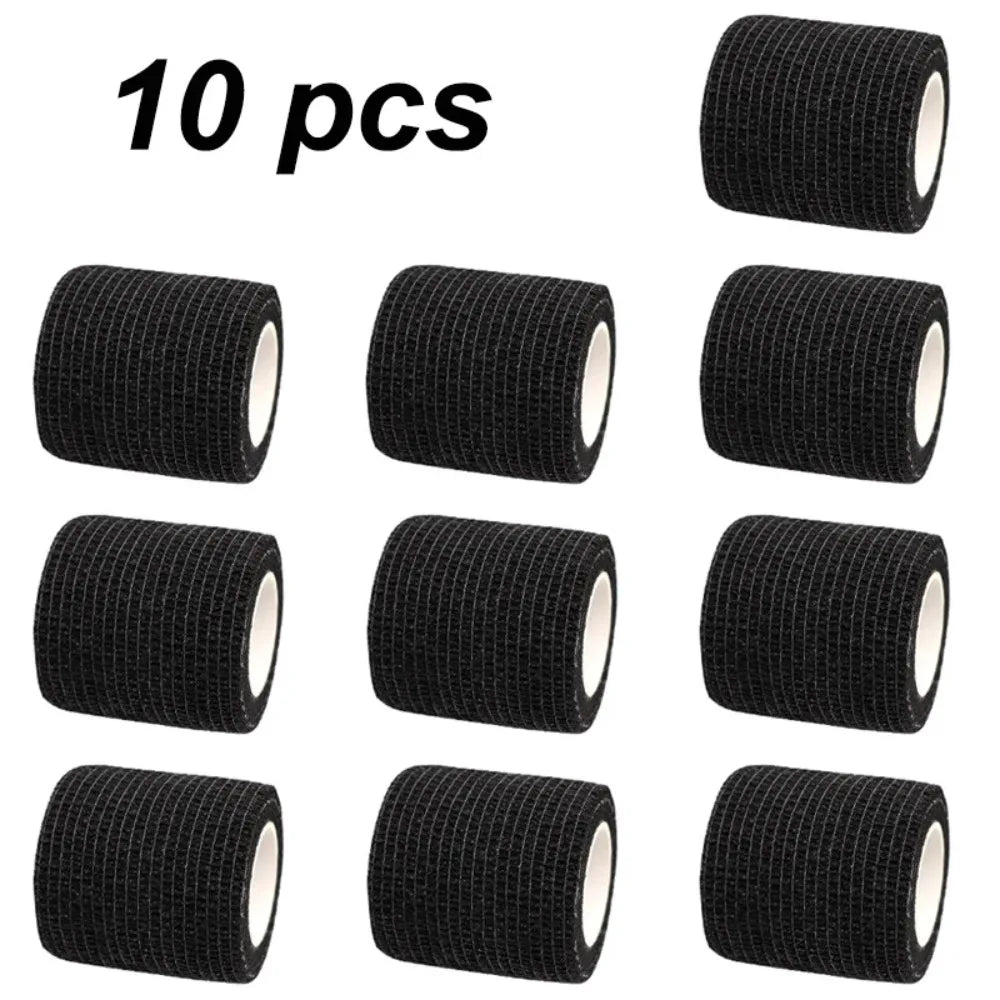 12/10pcs Colorful Sport Self Adhesive Elastic Bandage Wrap Tape Elastoplast For Knee Pad Finger Ankle Palm Aid Kit Pet Tool Warm