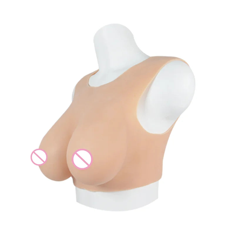 Natural Feeling Silicone Breast Forms Crossdresser MTF C-H CUP Prosthetic Fake Boobs Realistic Chest Enhancer for Cosplay