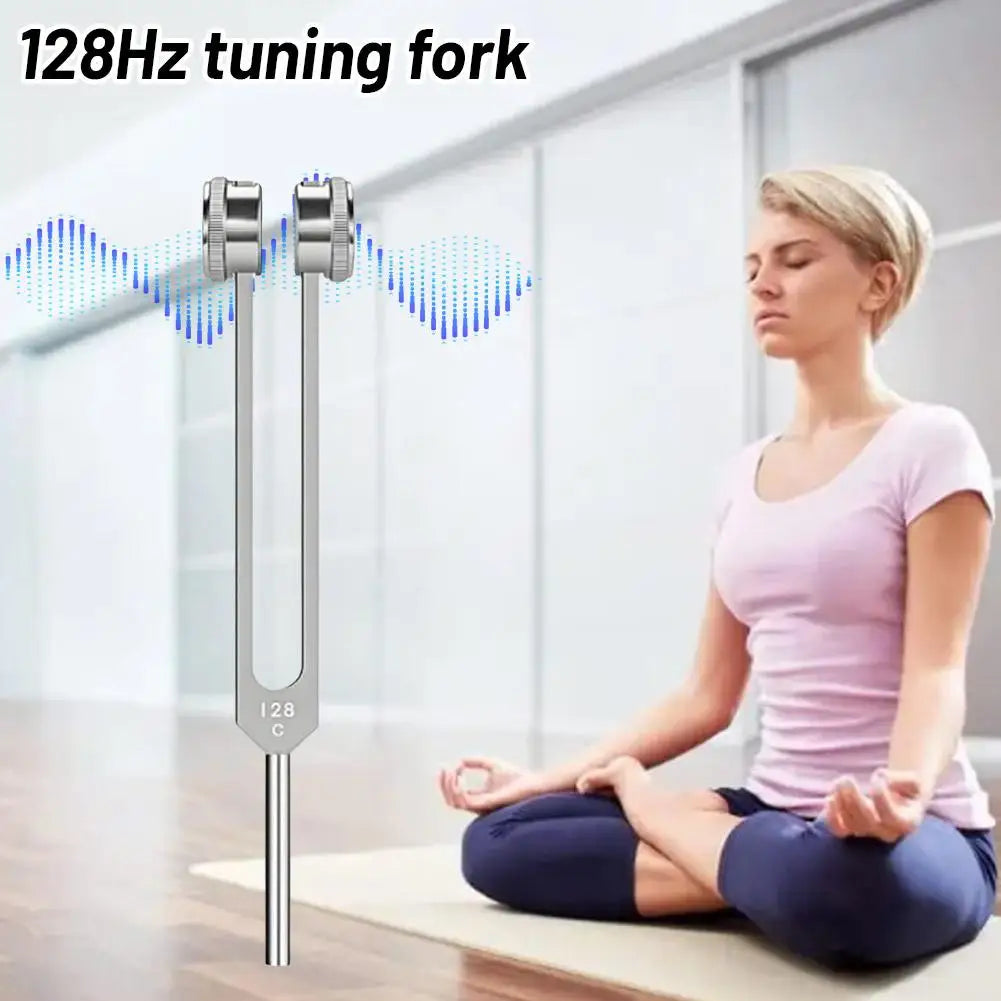 128 Hz Tuning Fork For Healing, Alloy Healing Chakra 528 Hz Sensory Tuning Fork Sound Therapy Yoga And Meditation Accessories