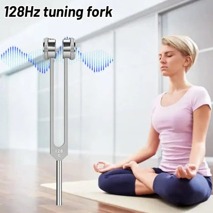 128 Hz Tuning Fork For Healing, Alloy Healing Chakra 528 Hz Sensory Tuning Fork Sound Therapy Yoga And Meditation Accessories