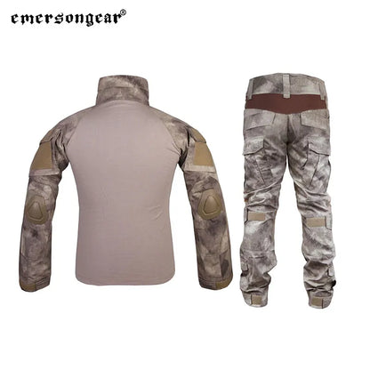 Emersongear Gen2 BDU Combat Suits Camouflage Uniform Shirt Pants with Elbow Knee Pads Hunting Clothing Training E2 EM6912