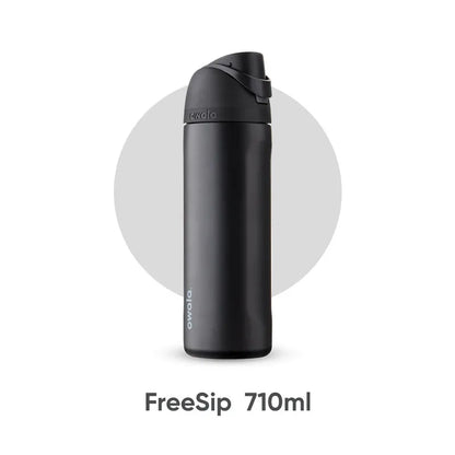 FreeSip 24oz Insulated Stainless Steel Water Bottle with Straw , BPA-Free Sports Water Bottle, Great for Travel, 710ml