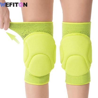 Heavy Duty Knee Pads with Thick Sponge Padding - Impact Protection for Volleyball, Basketball, Wrestling, Construction & Work