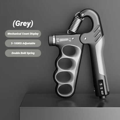 5-100KG Electronic Counting Adjustable Grip For Rehabilitation Hand Muscle Strength Gym Wrist Strengthener Recovery Fitness