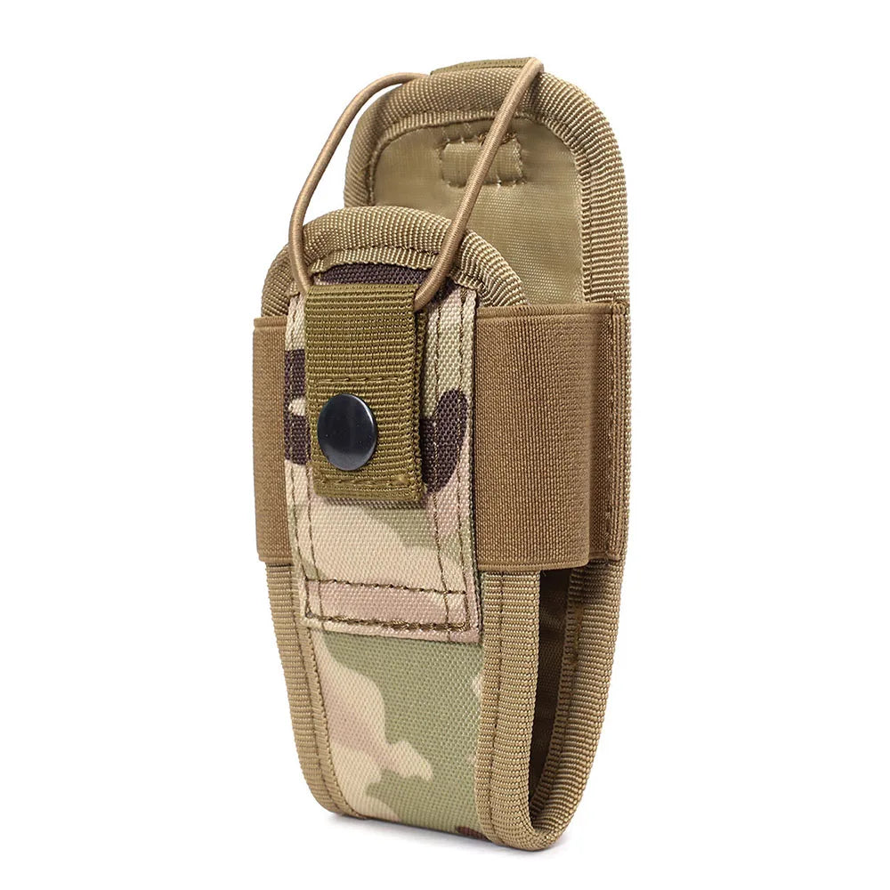 Tactical Walkie-Talkie Bag Radio Case Intercom Universal Pouch for Duty Belt Radio Holster Tactical Hunting Camping Adventure