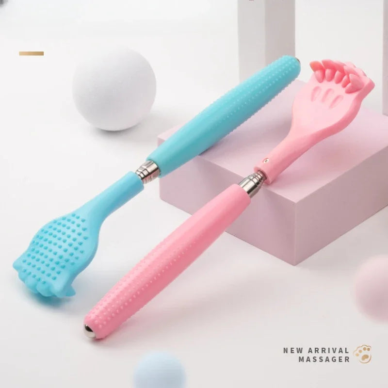 Extendable Back Scratcher Telescopic Scratching Hand Back Carding Stick Body Crab Relax Scraper for Tickle Massage Stick