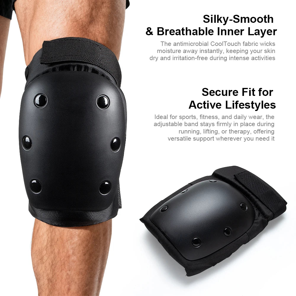 6PCS Adult/Kids Knee Pads Elbow Pads Wrist Guards 6 in 1 Protective Gear Set for Inline Roller Skating Skateboarding Scooter BMX