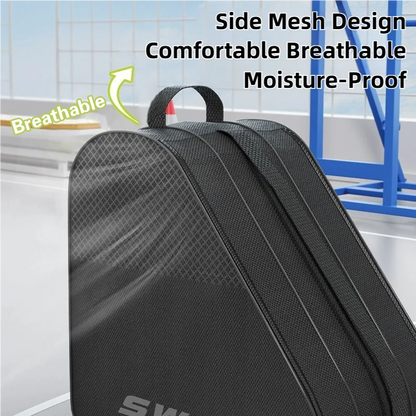 New Ice Skates Storage Bag Inline Skate Bag Top Handle Waterproof Versatile Breathable Accessory with Adjustable Shoulder Strap