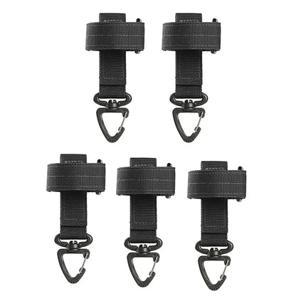 Multi-purpose Nylon Gloves Hook Work Gloves Safety Clip Outdoor Tactical Climbing Rope Camping Hanging Buck Outdoor Camping