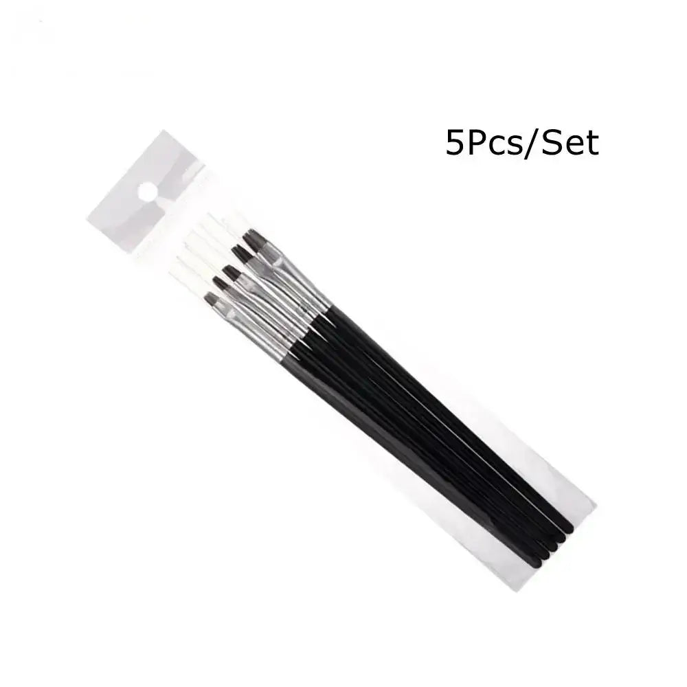 5x dental resin brush pens porcelain teeth shaping nylon dentistry adhesive composite cement tools nail art acrylic DIY painting