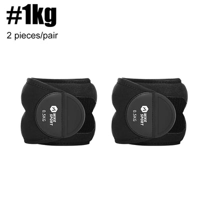 OZZOMM 1Pair Ankle/Wrist & Arm/Leg Weights, Adjustable Weight 1kg 2kg 3kg 4kg for Men & Women - Ideal for Gym,Running,Yoga,Sport