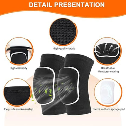 Soft Breathable Volleyball Knee Pads for Dancers Men Women Kids Protective Knees for Football Dance Yoga Tennis Running Cycling