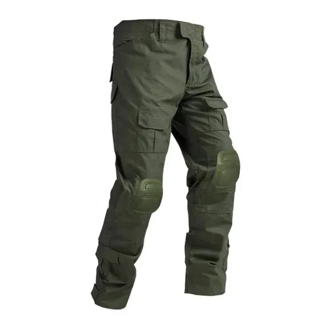 Camouflage Tactical Uniform Hunting Shirts Pants with Elbow Knee Pads Outdoor Hiking Training Frog Sets Clothing Ghillie Suits