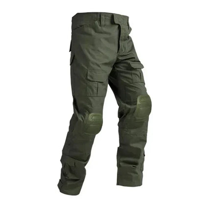 Camouflage Tactical Uniform Hunting Shirts Pants with Elbow Knee Pads Outdoor Hiking Training Frog Sets Clothing Ghillie Suits