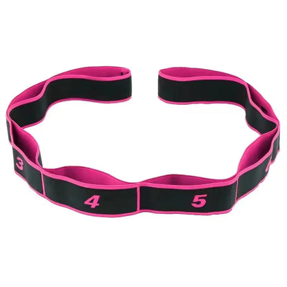 8/10 Sections Dance Resistance Band Yoga Stretching Pilates Fitness Digital Elasticity Elastic Stretch Training Tension Belt