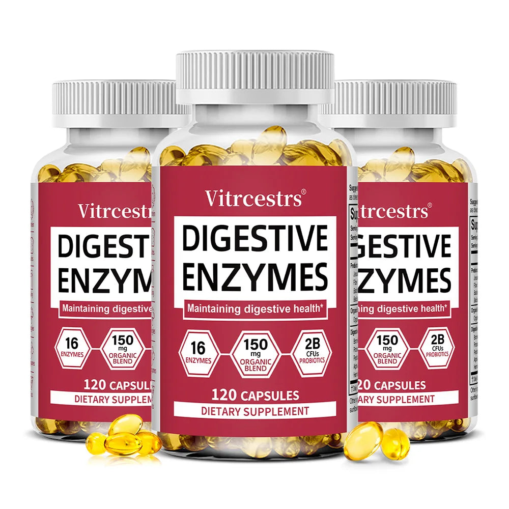 Digestive Enzyme Supplement Capsules – Promote Digestive Health, Support Gut Health, Suitable for Both Men and Women