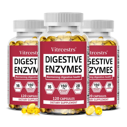 Digestive Enzyme Supplement Capsules – Promote Digestive Health, Support Gut Health, Suitable for Both Men and Women