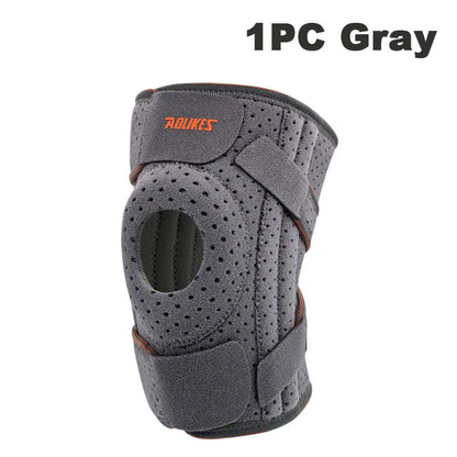 1PC Knee Pads Spring Support Thickened EVA Gasket Silicone Anti-slip Stabilize The Patella Breathable Knee Support for Running