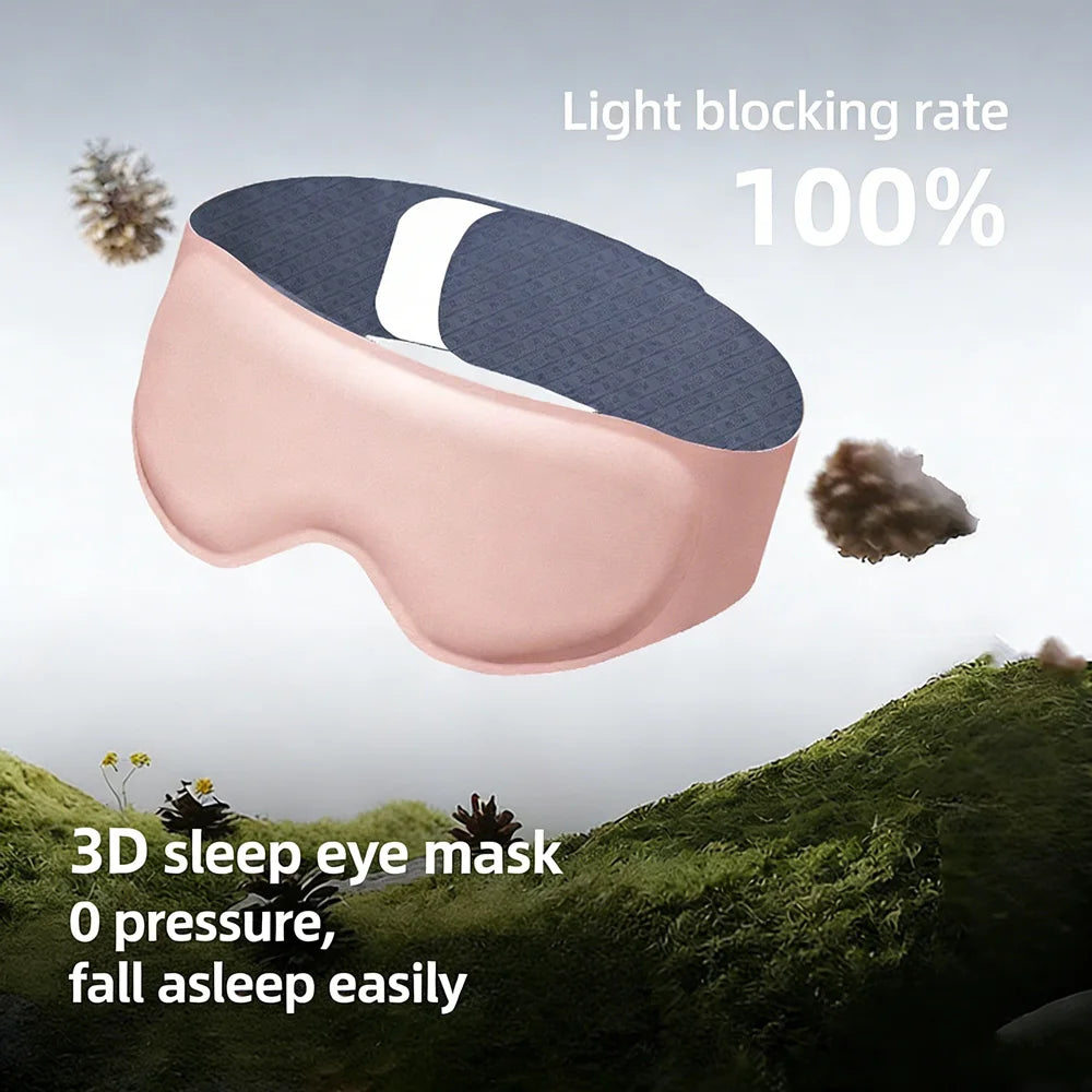 3D sleep eye mask with 3D shading and nasal wing memory cotton gravity for nap time,Light Blocking,Eye mask for sleeping