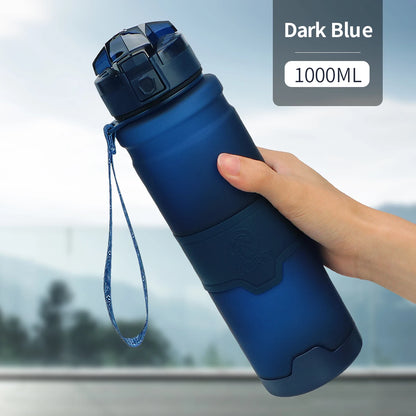 1000ml BPA Free Sports Water Bottle Outdoor Travel Portable Bottle Leakproof Ecofriendly Plastic Drinking Bottles For Fruit Tea