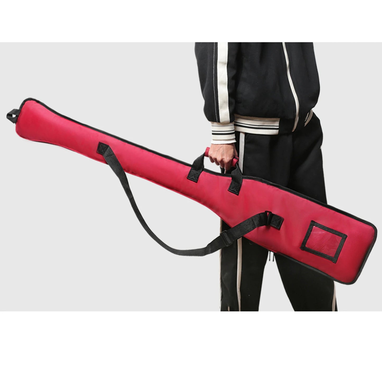 Dragon Boat Paddle Bag with Carry Handle Portable Adjustable Shoulder Strap for Canoeing Boating 131x21.5cm Oxford Cloth